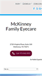 Mobile Screenshot of mckinneyfamilyeyecare.com